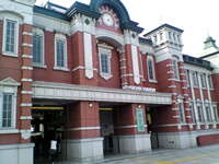 レンガづくりで有名なJR深谷駅