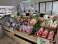 「横須賀 湯楽市場」の新鮮青果